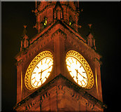 J3474 : Face, the Albert Clock, Belfast (2) by Albert Bridge