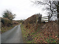 Lane and stile at View Edge