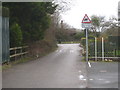 Public bridleway beside the Two Cloams public house