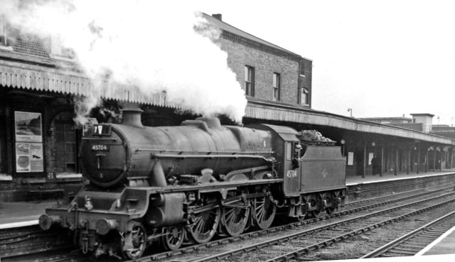 Stanier 'Jubilee' 4-6-0 at Willesden... © Ben Brooksbank cc-by-sa/2.0 ...