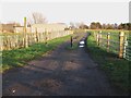 End of Vicarage Lane, Naburn