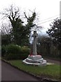 Salcombe Regis war memorial on Soldier