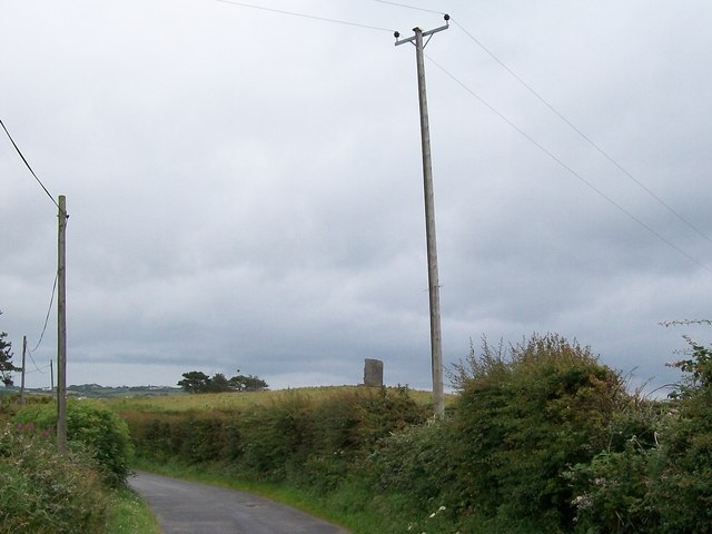 The remains of a windmill on the south side of Killough