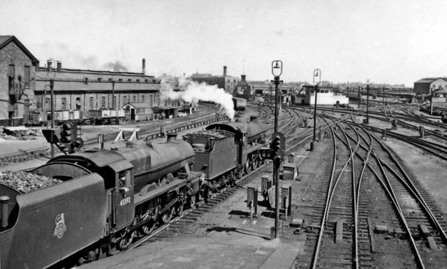 Crewe North Junction, with two Stanier... © Ben Brooksbank cc-by-sa/2.0 ...