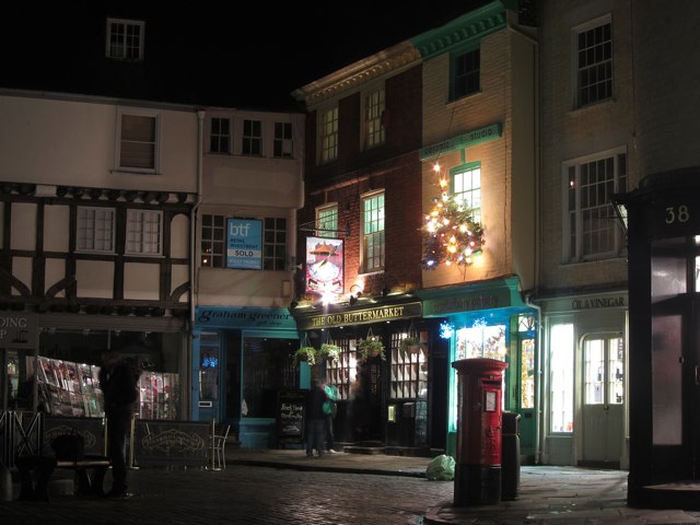 The Old Buttermarket at night © Oast House Archive :: Geograph Britain ...