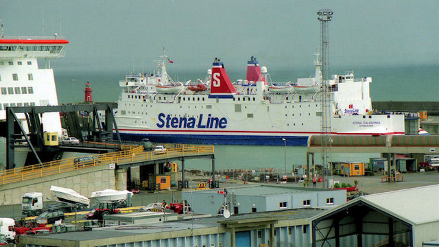 The "Stena Caledonia" at Rosslare (2)