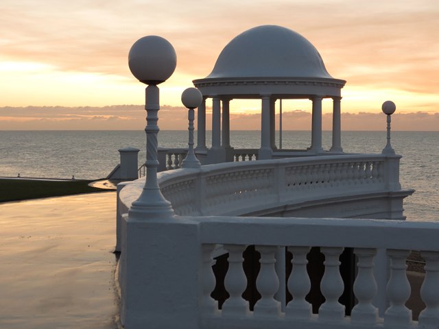 The Colonnade at sunrise