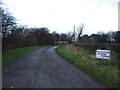 Track to Haigh House Farm