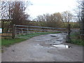 Farm track beside the M62