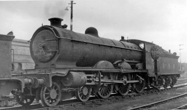 Caledonian '60' class 4-6-0 at Motherwell Locomotive Depot