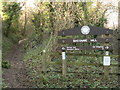 SP8607 : This way for Bacombe Hill by Peter S