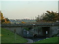 Sherburn Road goes under the A64 in Whinmoor