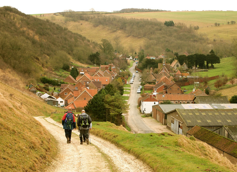 Walking Into Thixendale Village © Andy Beecroft Cc By Sa20 Geograph Britain And Ireland 8393