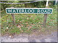 Waterloo Road sign