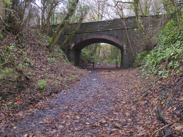 Bridge over the line of the Cowbridge & Aberthaw Railway