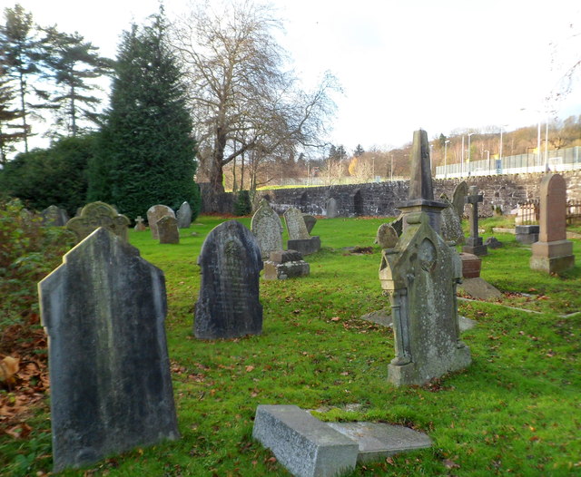 NW corner of Abergavenny Old Cemetery © Jaggery :: Geograph Britain and ...