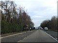 Bus shelter on A420 by Nursery Plantation, Buckland