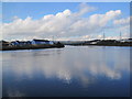 River Tyne and New Housing Development at Ryton Haugh