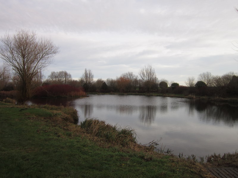 Pastures fish pond near Halsham © Ian S :: Geograph Britain and Ireland