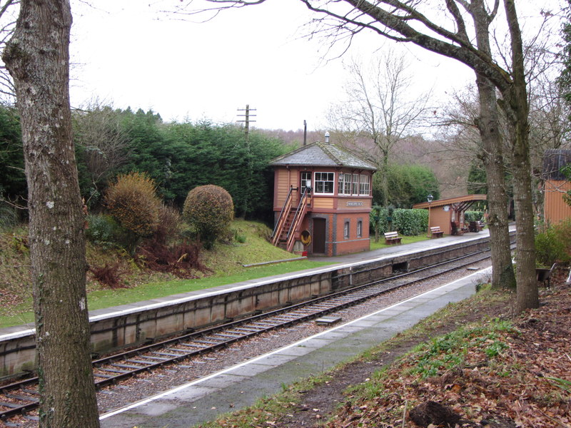 Crowcombe Heathfield station and signal... © Gareth James cc-by-sa/2.0 ...