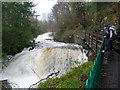 The Afon Crafnant above Trefriw on New Year