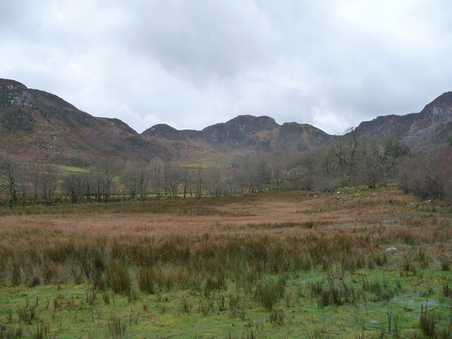 Boggy ground in Cwm Crafnant in winter © Jeremy Bolwell :: Geograph ...