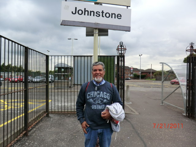 Train station at Johnstone, Renfrew, Scotland