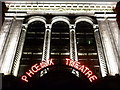 TQ2981 : London: PhÅ“nix Theatre faÃ§ade by night by Chris Downer
