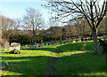 TQ8293 : Churchyard Footpath by terry joyce