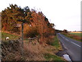 Footpath sign on the Fell Road