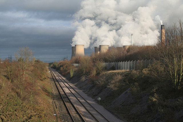Railway to Eggborough Power Station