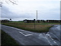 TL1379 : Minor road junction in Hamerton by Michael Trolove