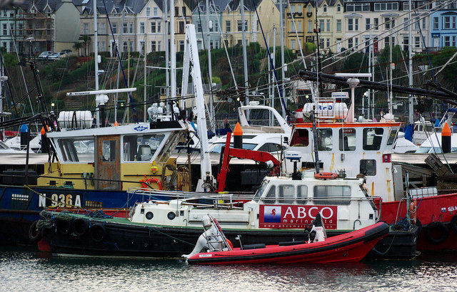 Boats at Bangor harbour