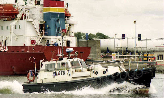 The River Boyne pilot boat "Warden"
