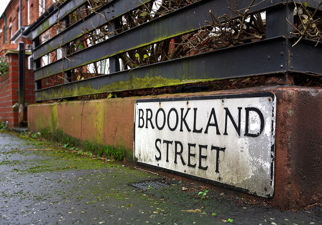 Brookland Street sign, Belfast