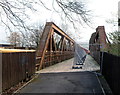 Footbridge across the Taff, Treforest Industrial Estate