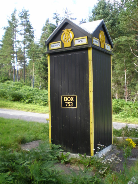 AA box in Aberdeenshire