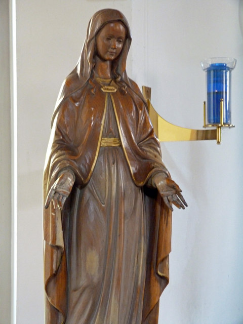 Our Lady Statue St Mary's Church Rowner, Gosport.
