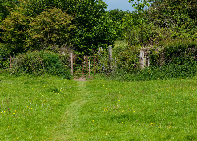 Footpath and Kissing Gate, Aberthin © Guy Butler-Madden cc-by-sa/2.0 ...