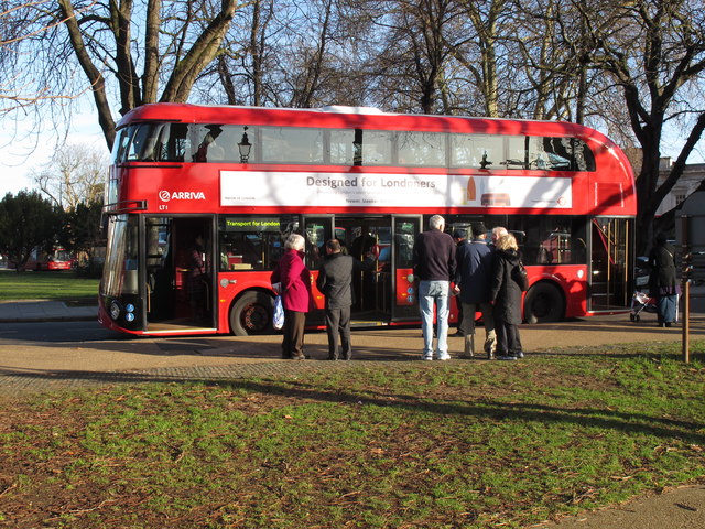 "New Bus for London" on show in Ealing