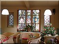 Stained glass window, Tea room, Sheffield Park