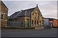 A former church now used by a tool hire business