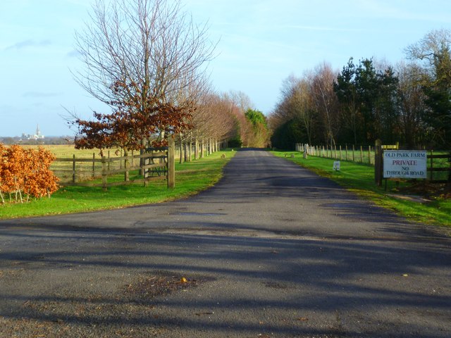 Driveway to Old Park Farm