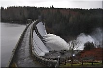NN3780 : Laggan Dam in Full Flow by Robert Struthers