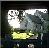 SU5355 : Hannington church by Graham Horn