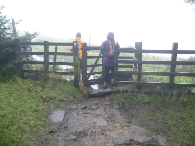 Kissing Gate on the edge of Macclesfield Forest
