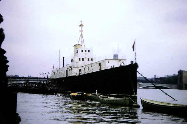 HMS President -  River Thames 1968