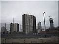 View of towerblocks in Stratford, viewed from Westfield Way #2