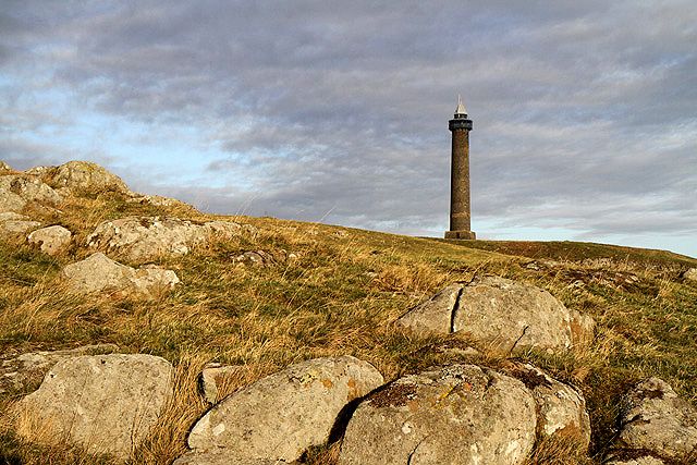 The Waterloo Monument on Peniel Heugh