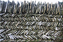 SX0790 : Herringbone wall by Bob Jones